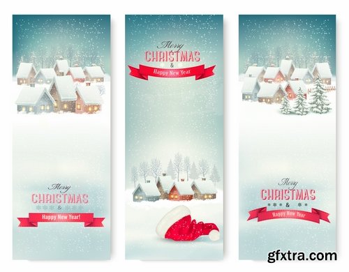 Christmas banners 2-25 Eps