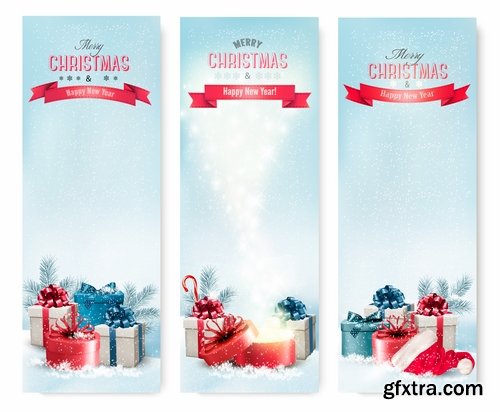 Christmas banners 2-25 Eps