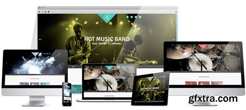 HotJoomlaTemplates - HOT Music Band - Joomla Template (Update: 10 October 17)