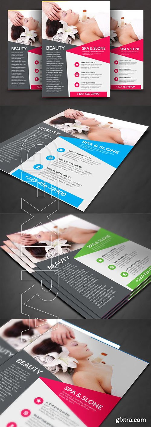 CreativeMarket - Spa Flyer 2146684