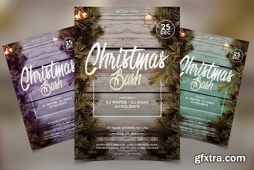 CM - Christmas Bash - Winter PSD Flyer 2068472