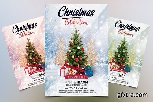 CM - Christmas Celebration - PSD Flyer 2087647