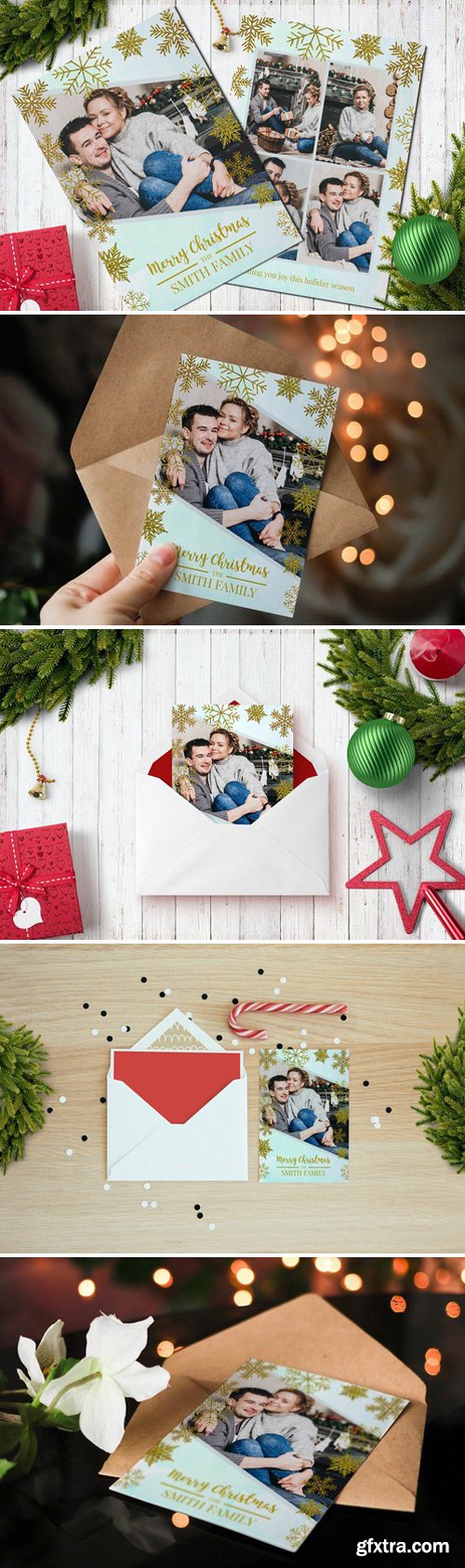 CM - Christmas Postcard Template 5x7 V9 2104435