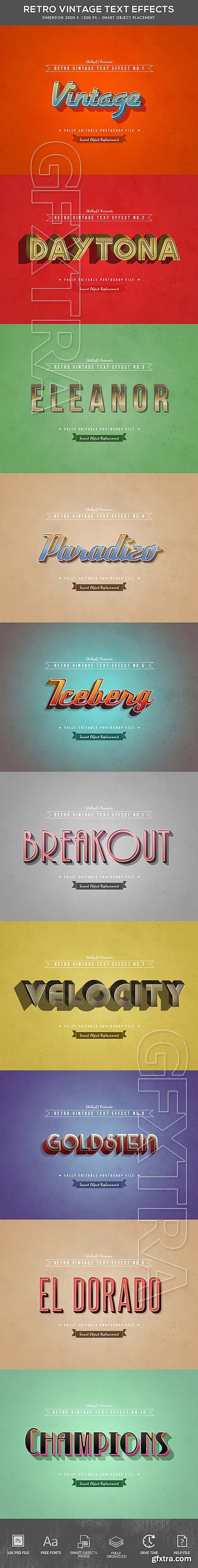 GraphicRiver - Retro Vintage Text Effects 21142668