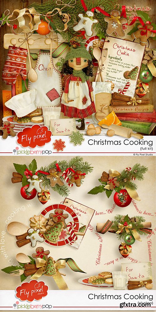 Scrap Kit - Christmas Cooking