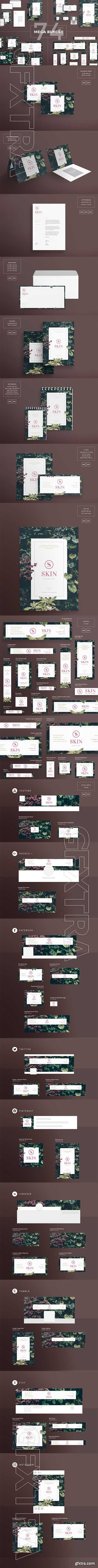 CreativeMarket - Mega Bundle Skin Care 2144768