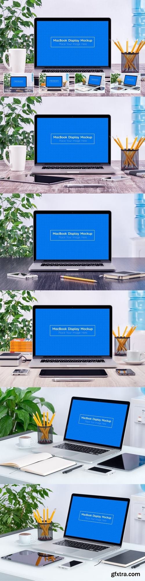 CM - 5 Workplace MacBook Display Mockups 1899007