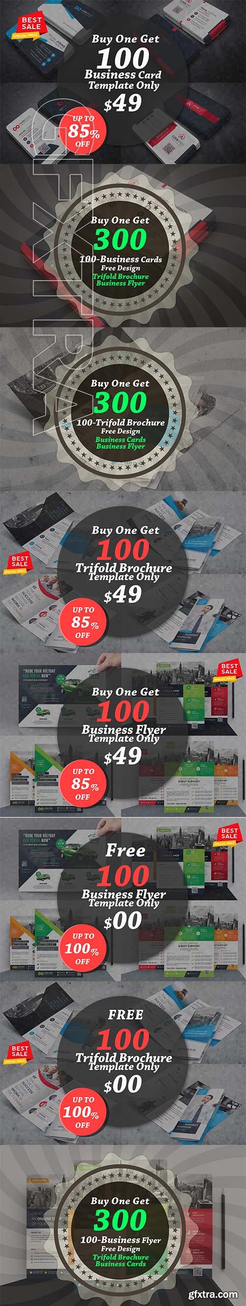 CreativeMarket - 100 Mega Business Card 2143630