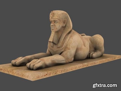 Egyptian Statues 3d Models