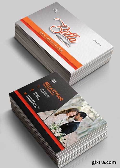 Wedding Photographer V7 Business Card Templates PSD