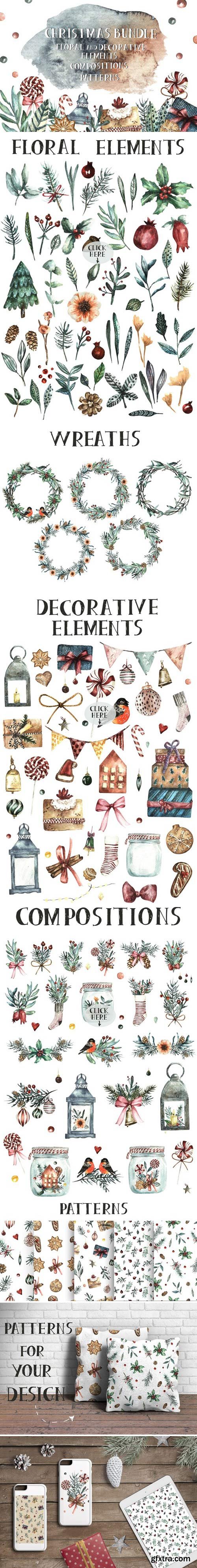 CM - Watercolor Christmas Bundle 2120401