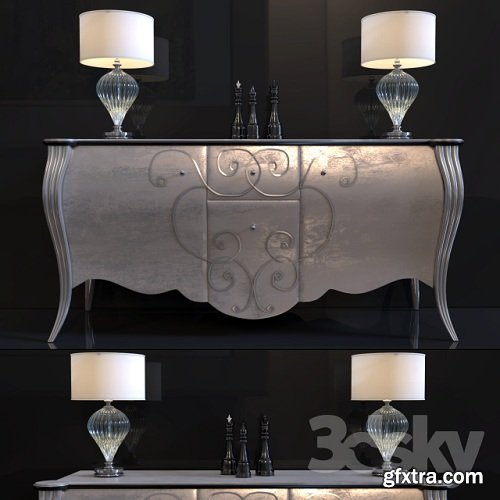 Buffet PREJUDICE DV homecollection 3d Model