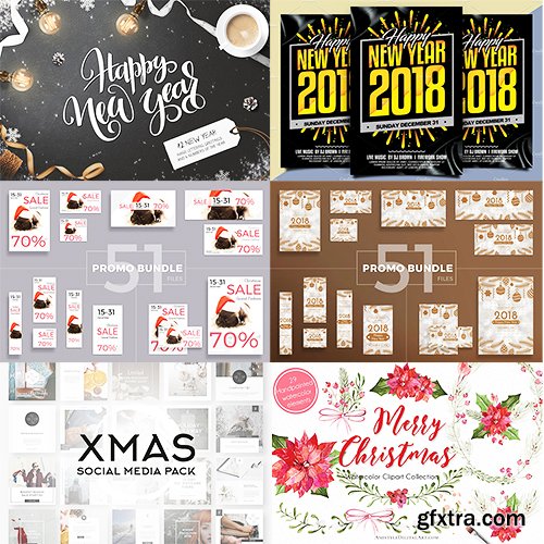 CreativeMarket CHRISTMAS BIG BUNDLE