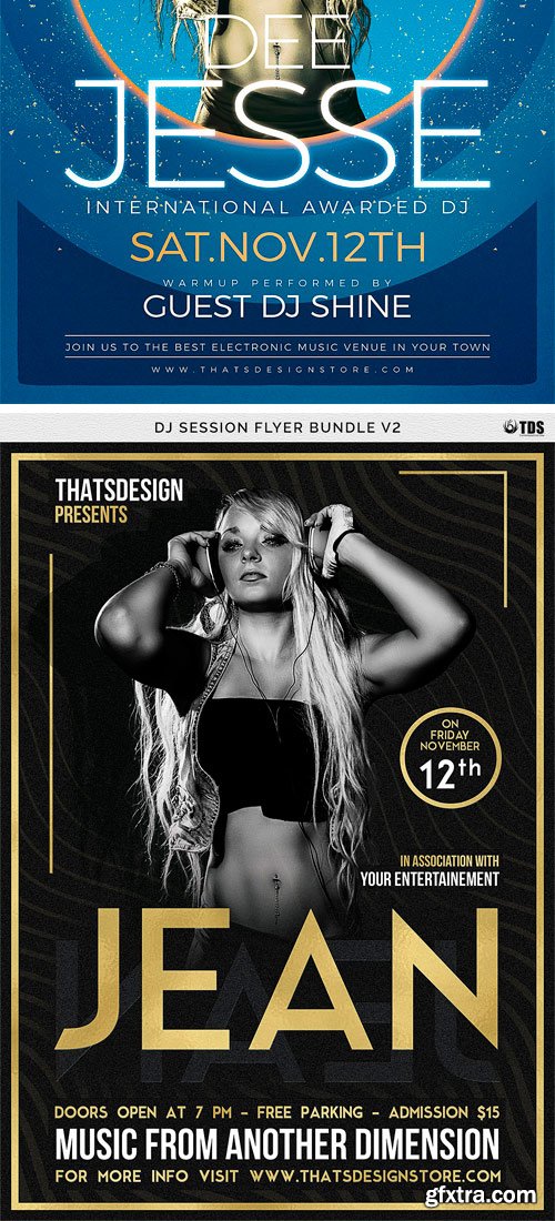 CM - DJ Session Flyer Bundle V2 2101761