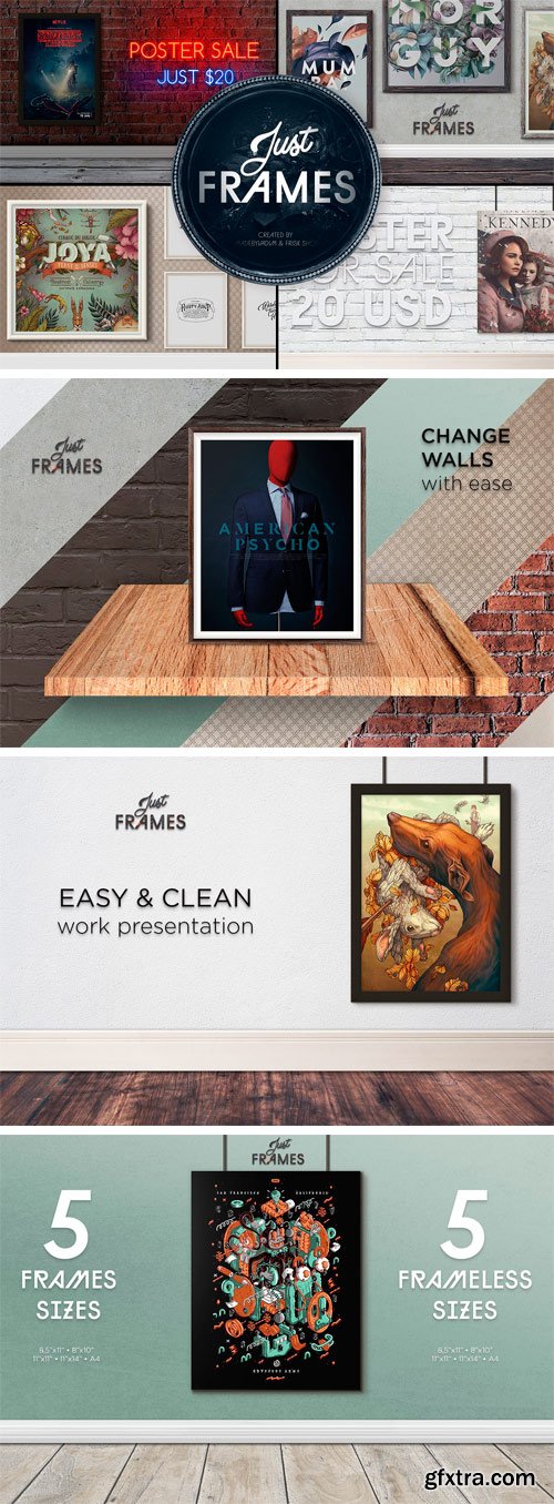 CM - Just Frames - Prints Mockups 2113402