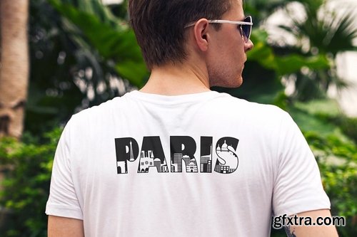 Male T-Shirt Fashion Mock-Up