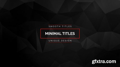 Videohive 100 Ultra Minimal Titles 17360653