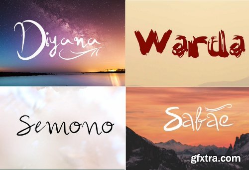 CreativeMarket 15 Handwritten Fonts Bundle SALE 2141555