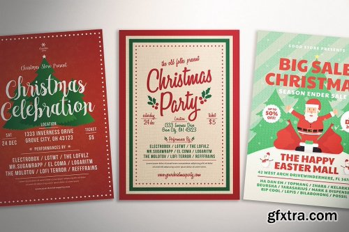 CreativeMarket December Awesome Flyer Bundle 2139775