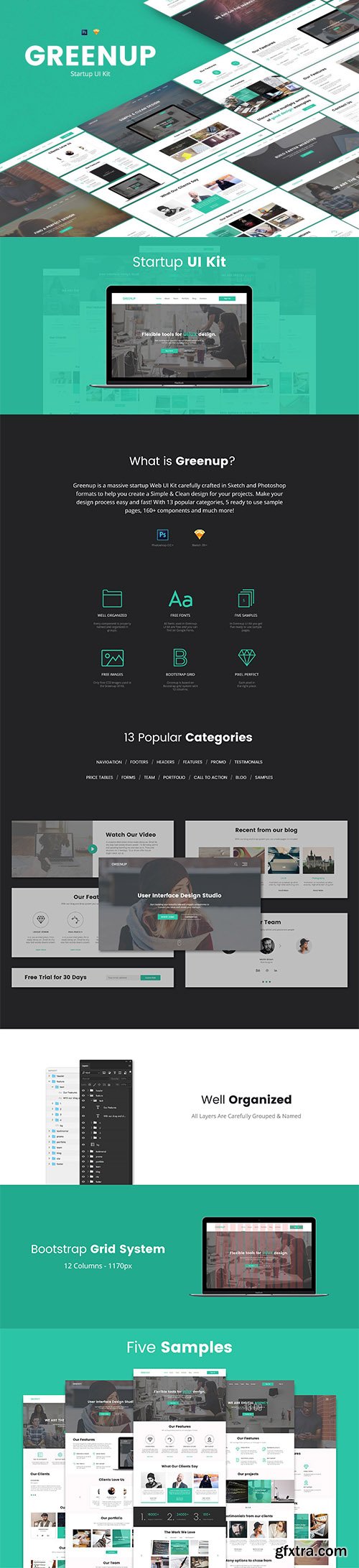 Greenup UI Kit - CM 1361532