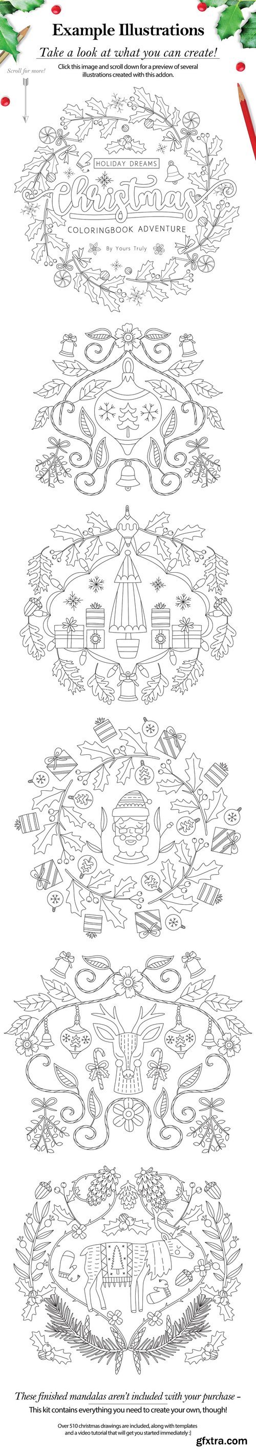 CM - Christmas Holiday Mandala Creator 2091321