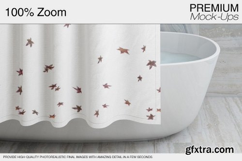 CreativeMarket Shower Curtain 2125297