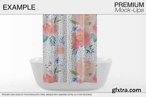 CreativeMarket Shower Curtain 2125297