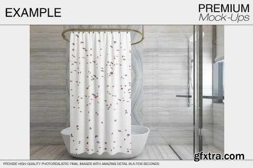 CreativeMarket Shower Curtain 2125297