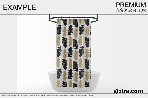 CreativeMarket Shower Curtain 2125297