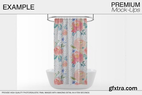 CreativeMarket Shower Curtain 2125297