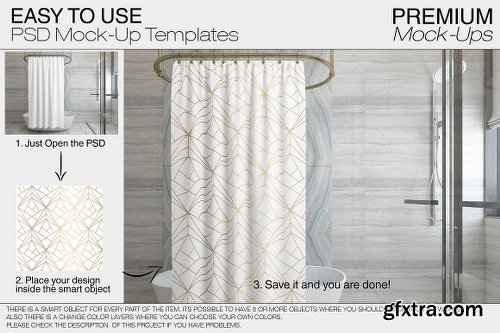 CreativeMarket Shower Curtain 2125297