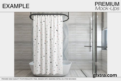 CreativeMarket Shower Curtain 2125297