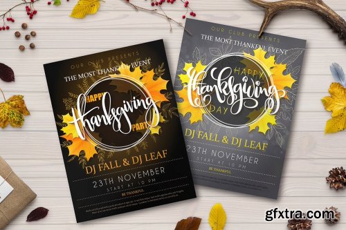 CreativeMarket Thanksgiving Posters With Lettering 1976879