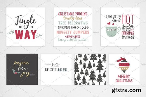 CreativeMarket Animated Christmas Social Quotes 2133166