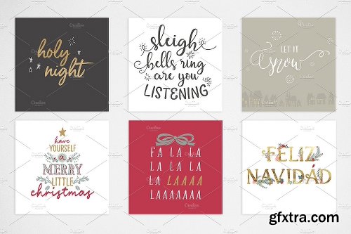 CreativeMarket Animated Christmas Social Quotes 2133166