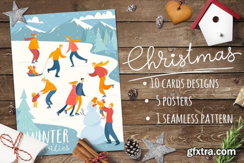 CreativeMarket Christmas Cards And Posters 2118303