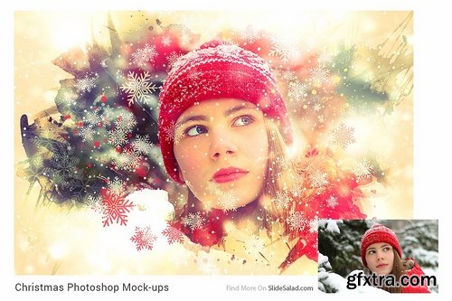 CM - Christmas Photoshop Mockups -50% OFF 2158523