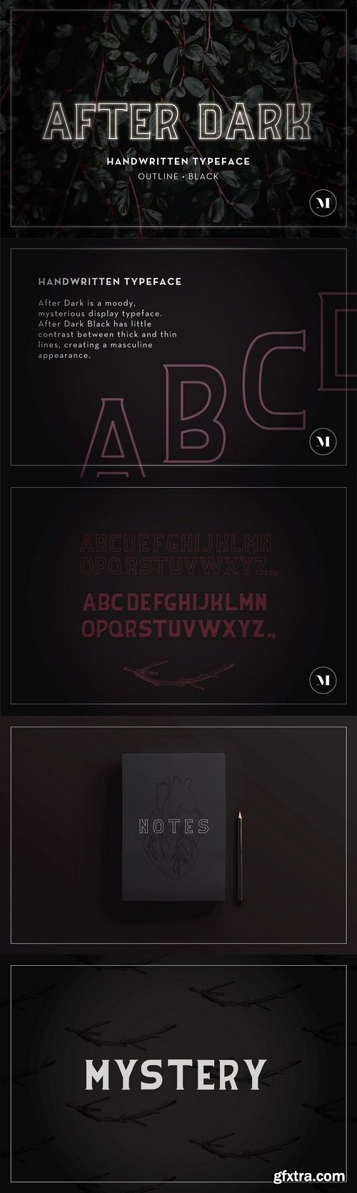 CM - After Dark Typeface 1478964