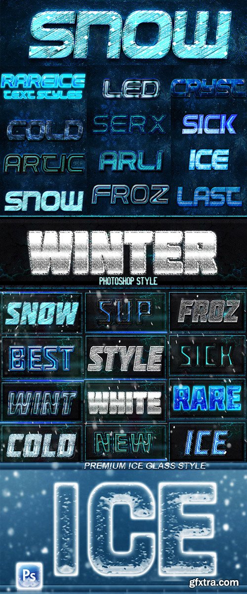 Winter Season Styles for Photoshop