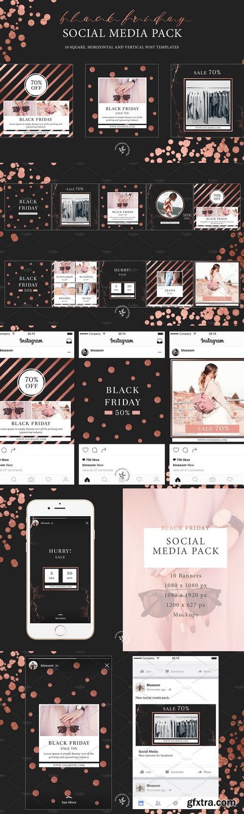 CM - Black Friday | Social Media Pack 2045859