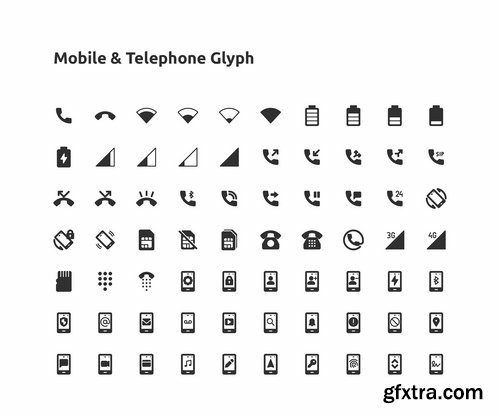 CM - 70 Mobile Telephone Glyph Icon 1995511