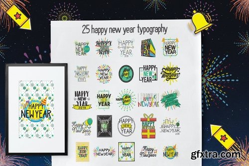 CM - Happy New Year Graphic Pack 2132537