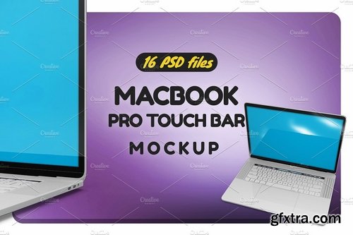 CM - Mac Book Pro Touch Bar Mock-up 2085766