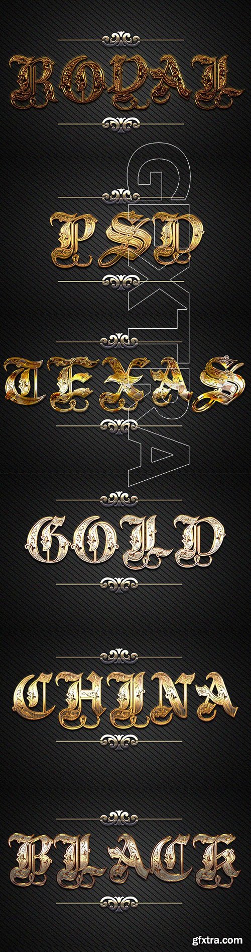 GraphicRiver - 10 3D Gold Text Styles D_47 21143260