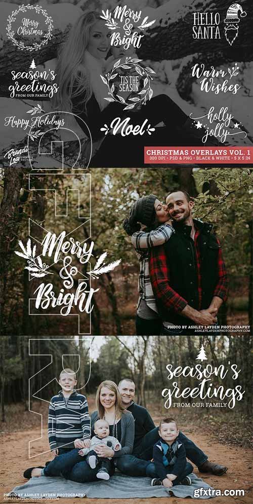 CreativeMarket - Christmas Photography Overlays 2162728