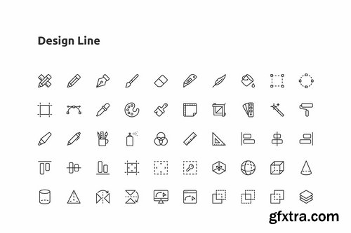 CM - 50 Design Vector Line Icon 1995545