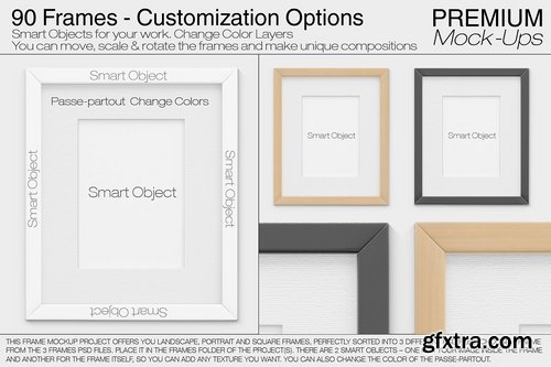 CM - Wall Frames Pillow Mockup Pack 2149966