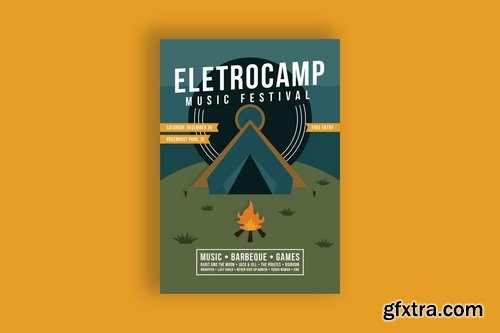 Electro Camp Music Festival Poster