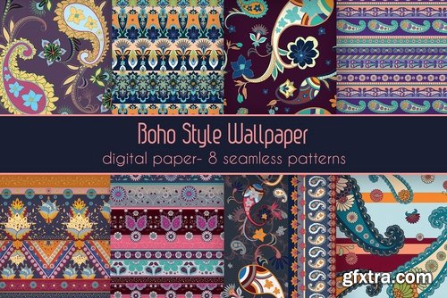 CM - Boho Art Vector Seamless Pattern 2148673