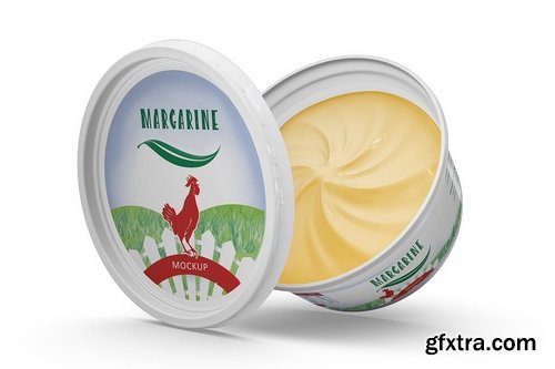 CM - Margarine Box MockUp 2133554